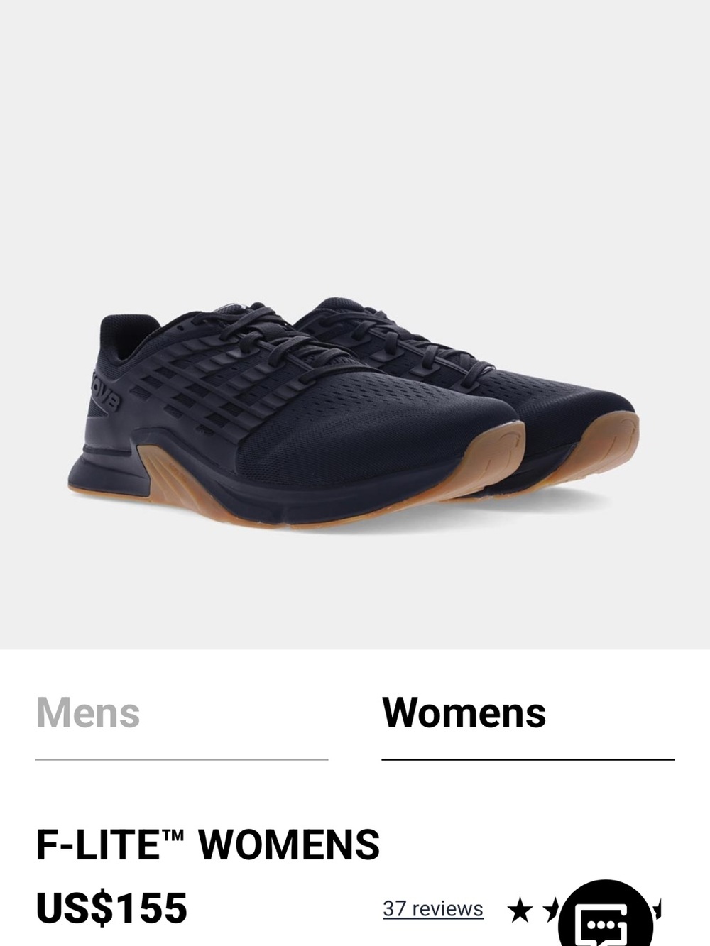 INOV8 Women’s F-Lite Black/Gum